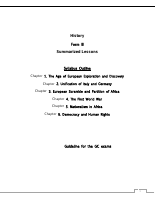 Form III Sumerized Lessons - History.pdf